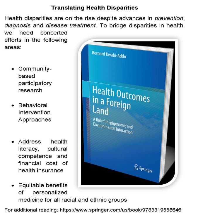 Translating Health Disparities