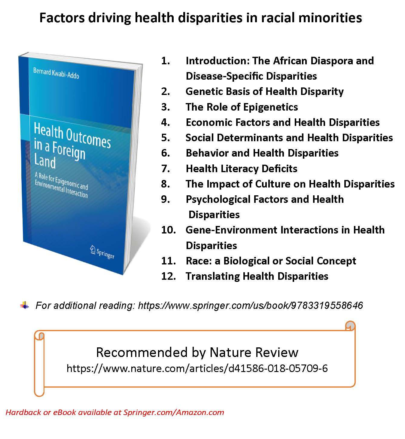 Factors driving health disparities in Racial Minorities
