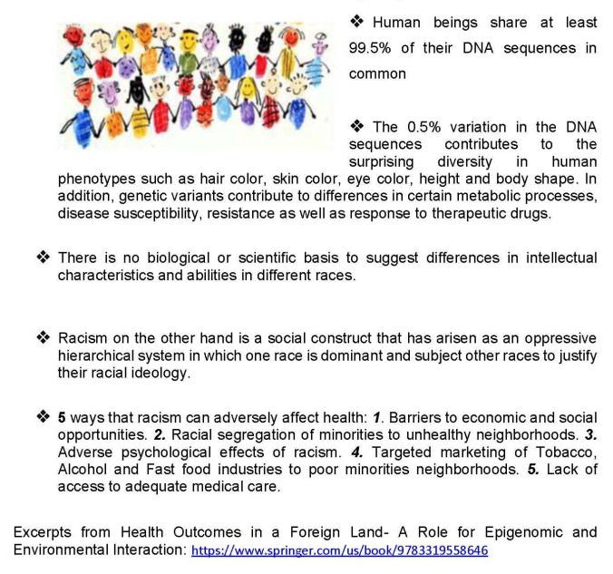 Are the Races Really Equal