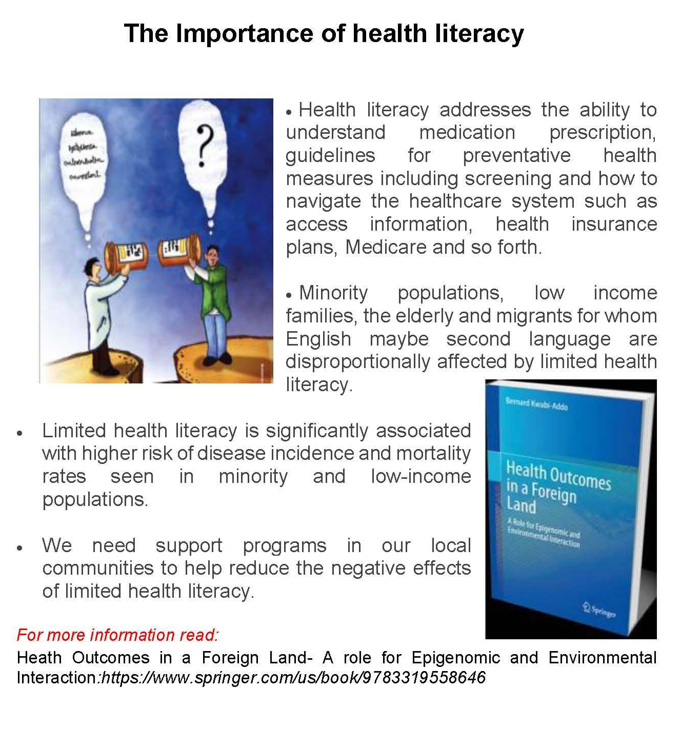 The Importance of health literacy