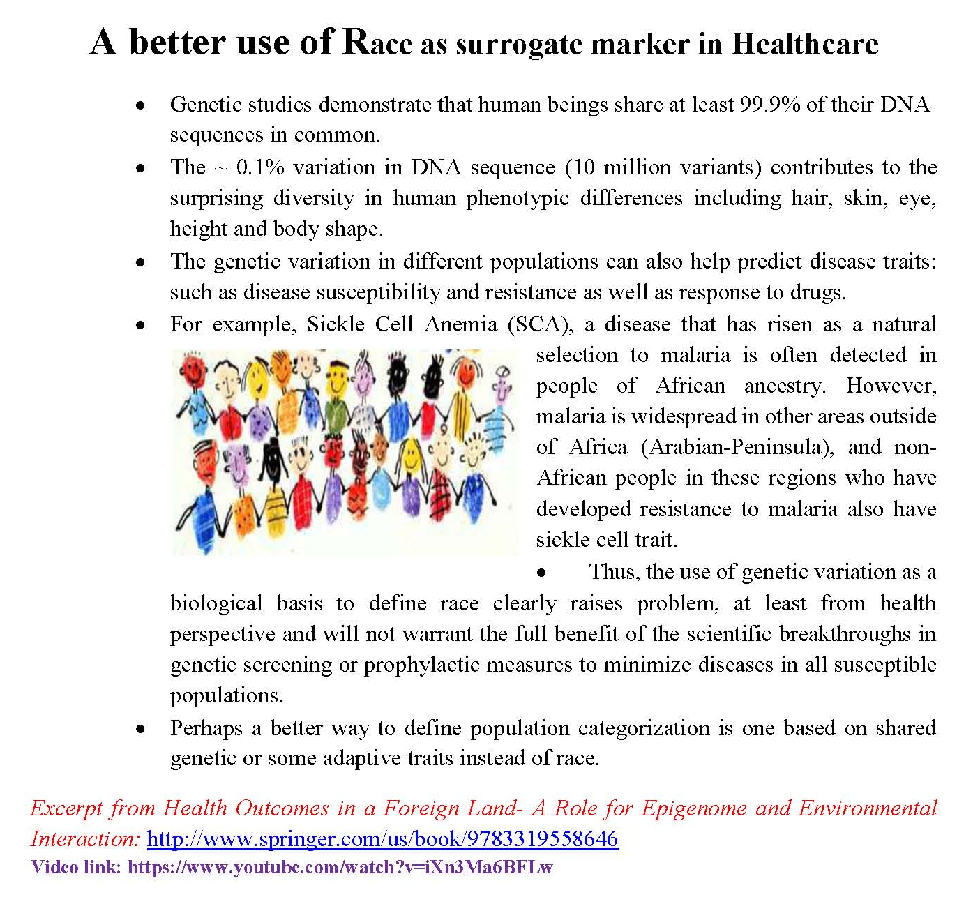 A better use of race